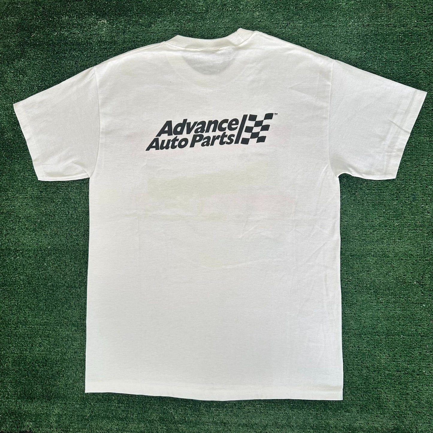 Vintage Y2K Moonshine Rod Run Car Show T-Shirt White M Retro Classic Hot Rod