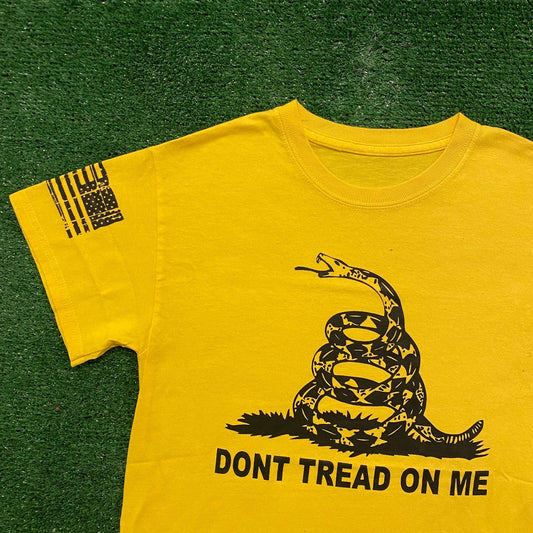 Don't Tread on Me Snake Patriot Gadsden Flag T-Shirt