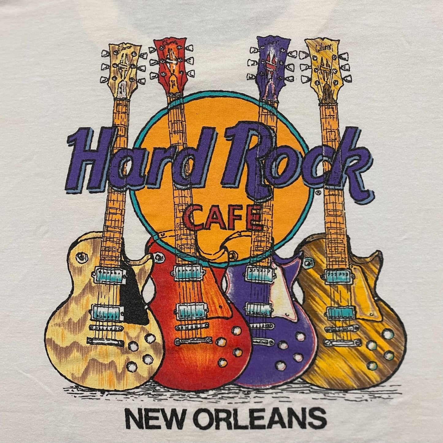 Vintage 90s Hard Rock New Orleans Single Stitch Tourist Tee