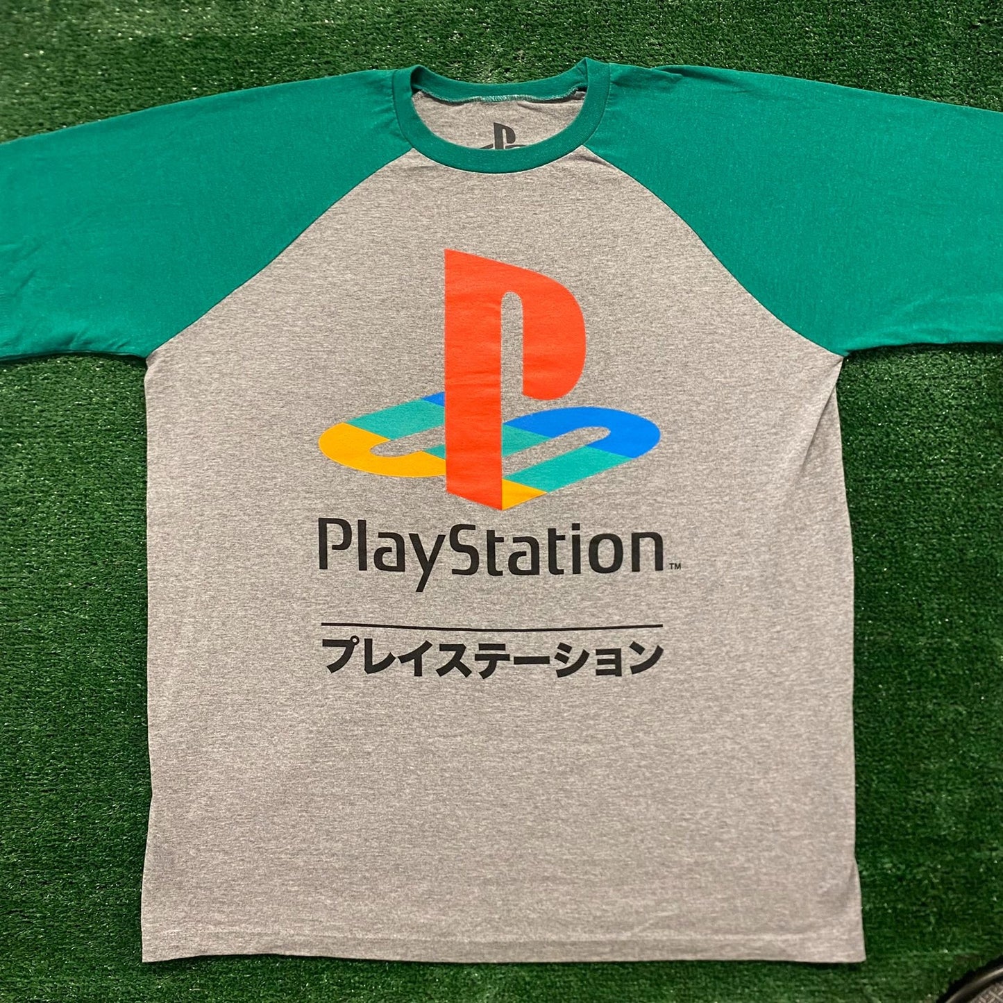 Sony Playstation Japan Vintage Gaming Raglan T-Shirt