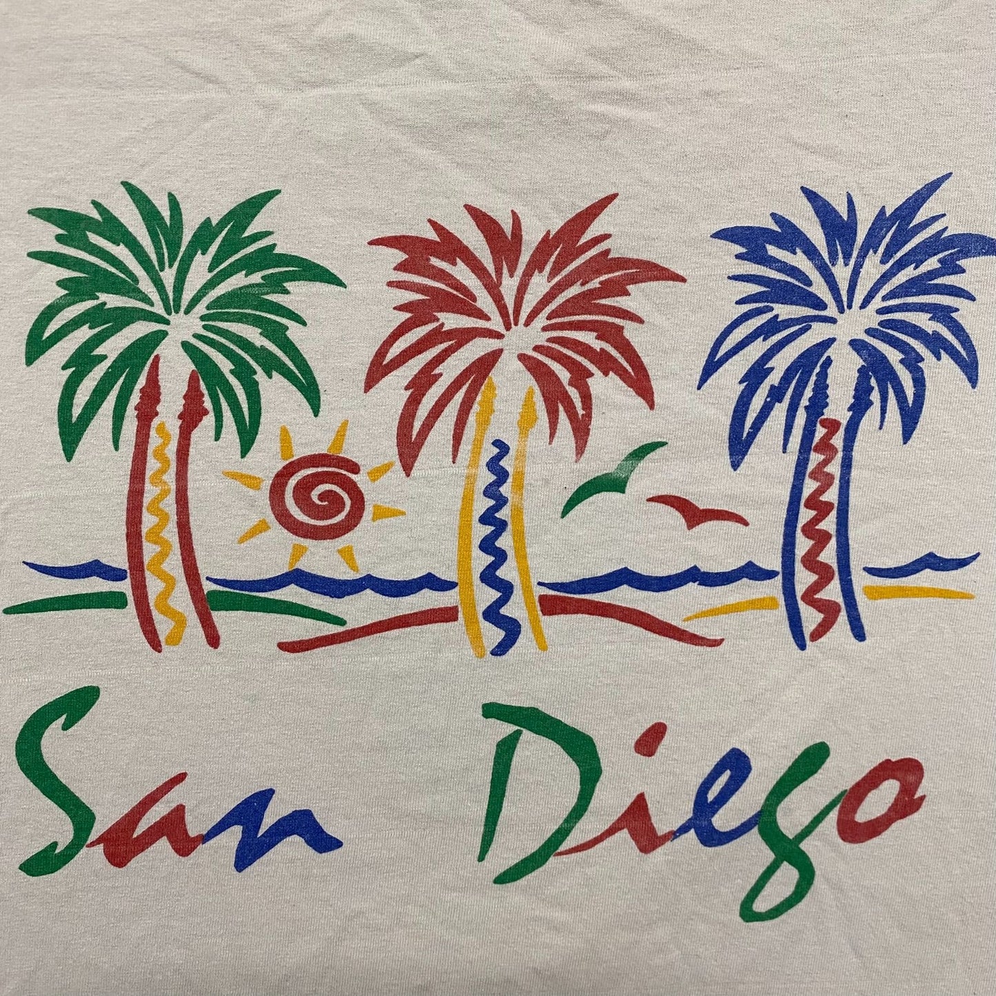 Vintage 90s San Diego Beach Essential Baggy Tourist Tee