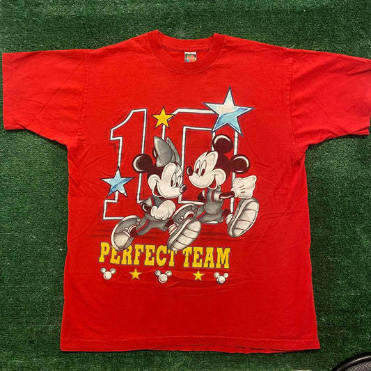 Vintage 90s Mickey Mouse Shirt Disney Minnie Cartoon Tee