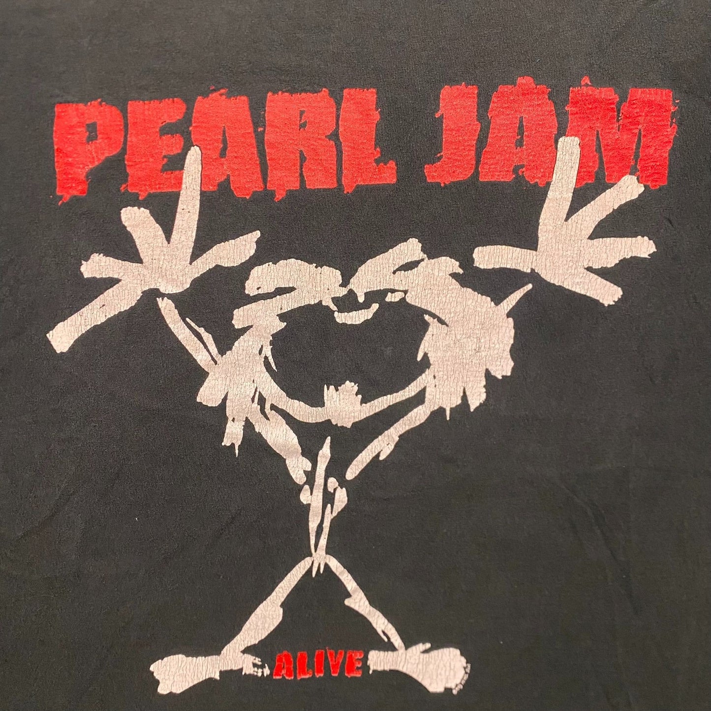 Vintage 90s Essential Pearl Jam Alive Grunge Band T-Shirt