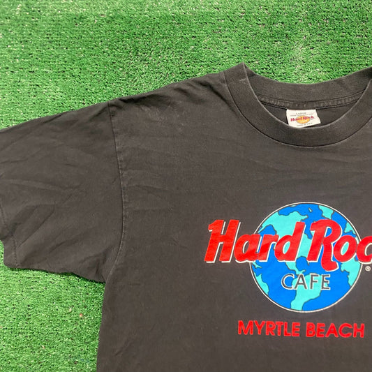 Vintage 90s Hard Rock Earth Myrtle Beach Single Stitch Tee