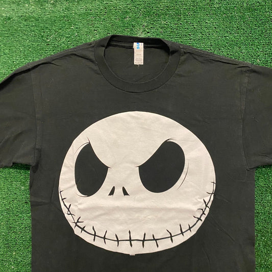 Jack Skellington Skull Vintage Emo Movie T-Shirt