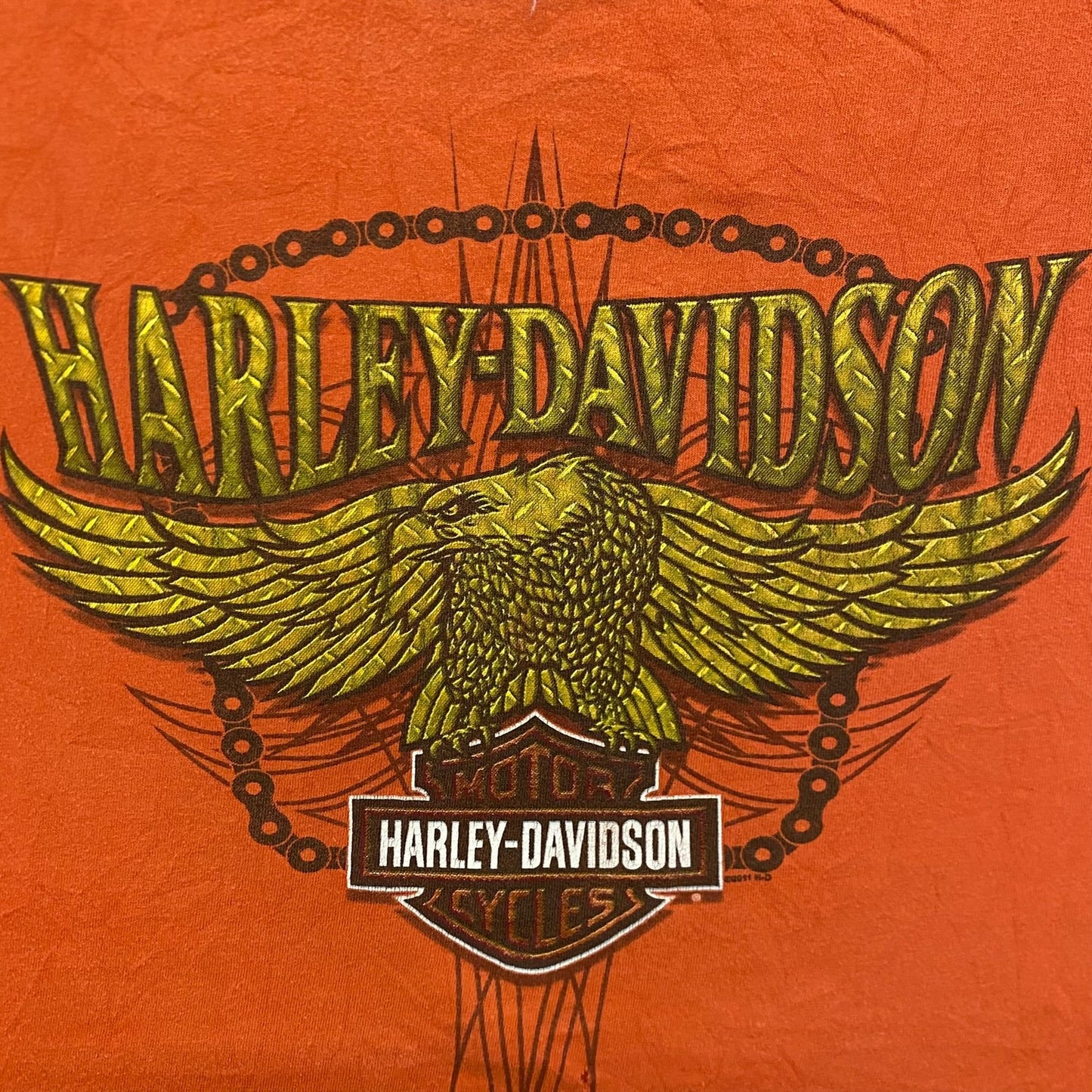 Vintage Y2K Harley-Davidson Wings Essential Biker T-Shirt