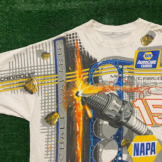 Vintage 90s NAPA NASCAR AOP Baggy Essential Racing Tee