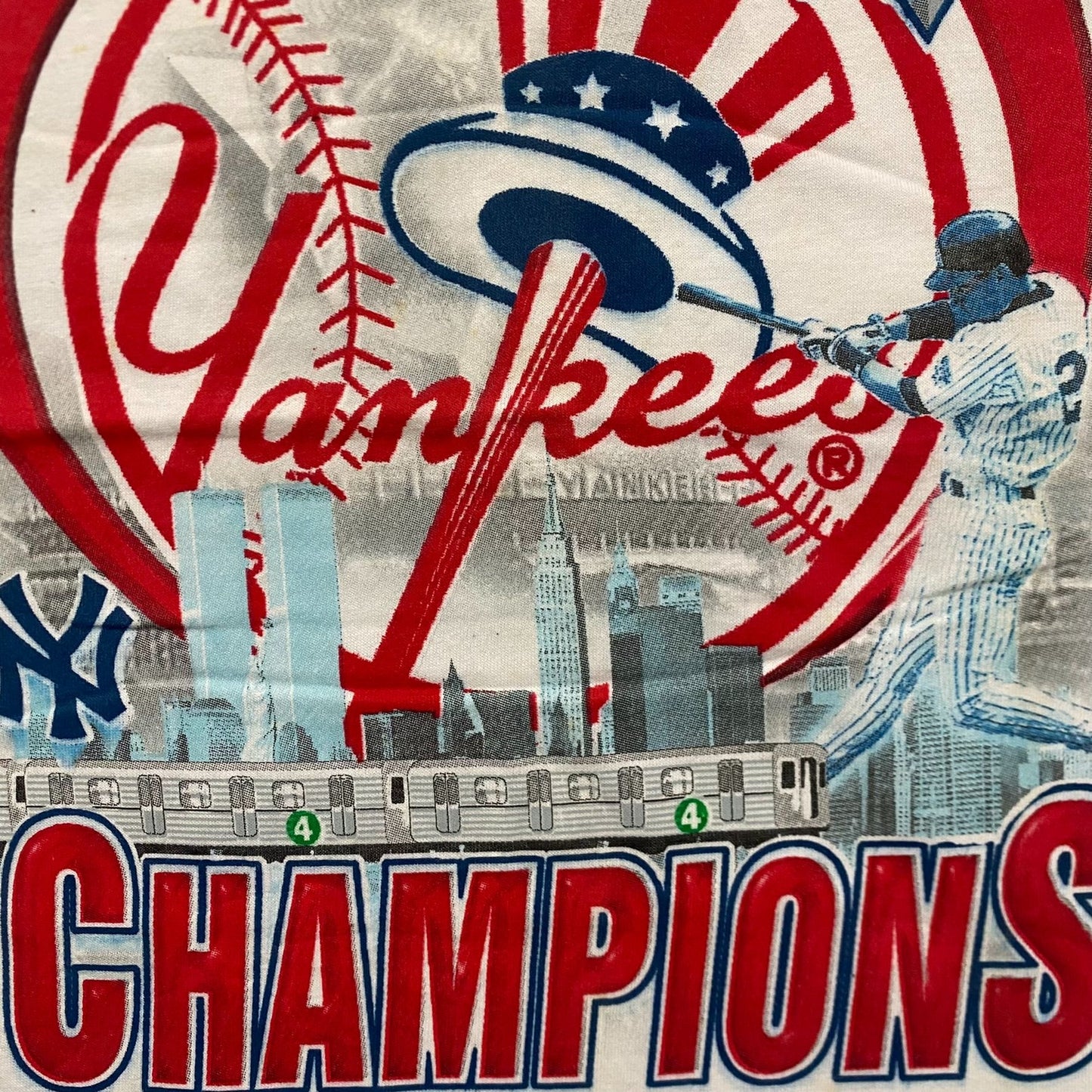 Vintage Y2K New York Yankees Subway Series MLB Sports Tee
