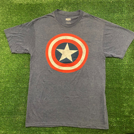 Captain America Shield Marvel Comics Movie T-Shirt