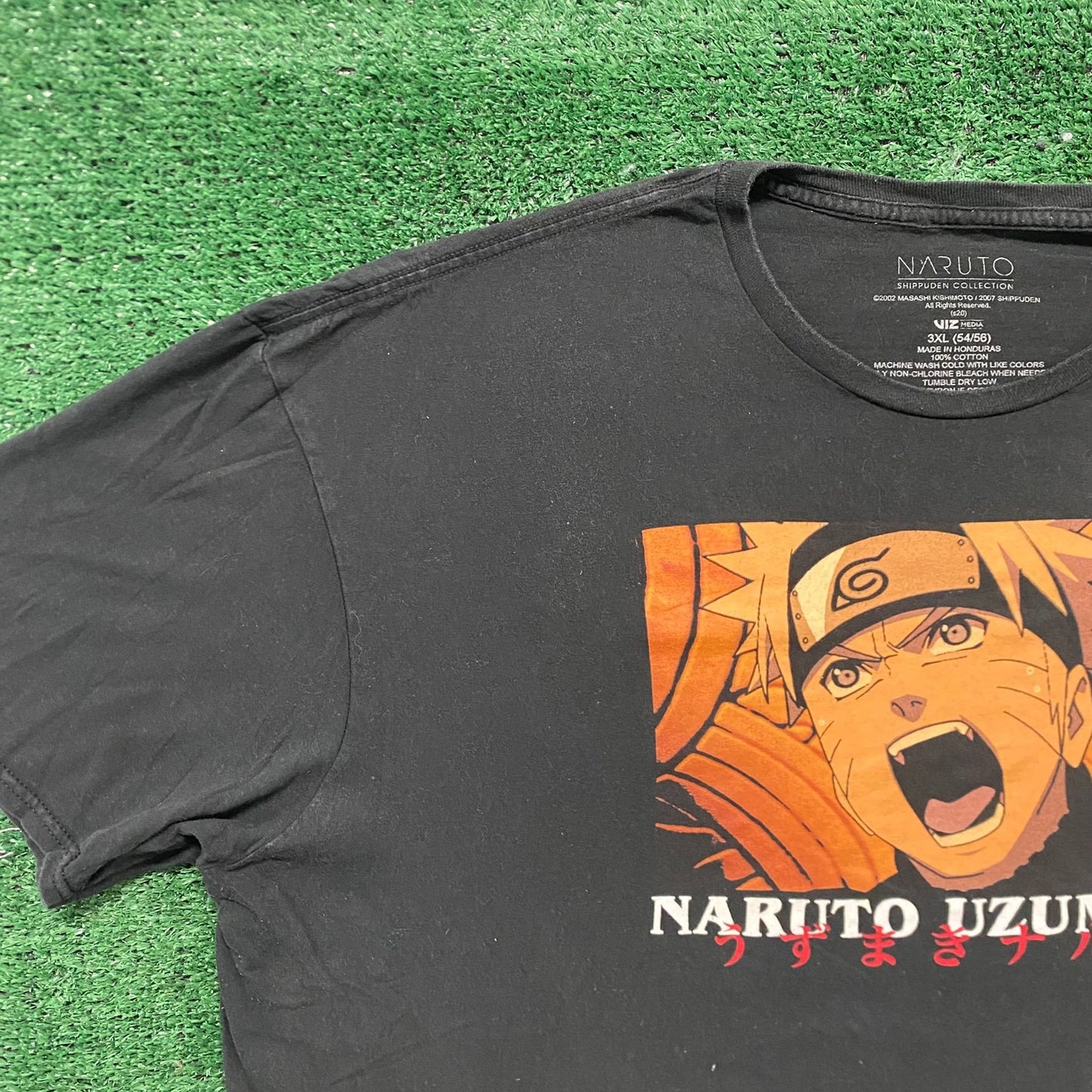 Vintage Y2K Naruto Shippuden Shirt Japan Anime Baggy Tee