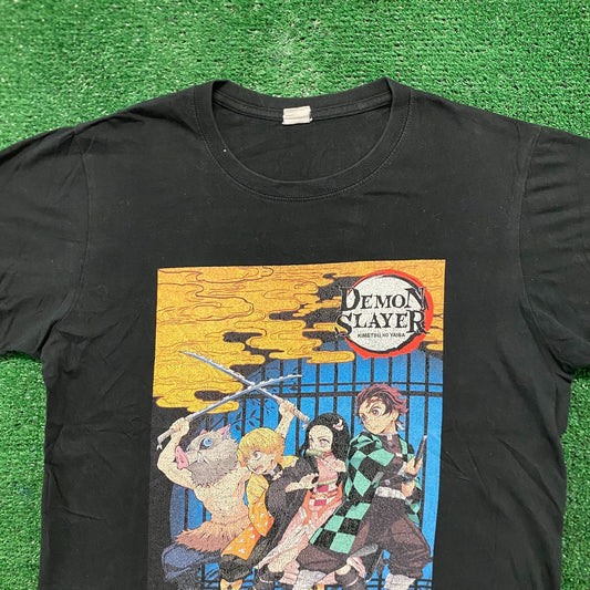 Demon Slayer Kimetsu No Yaiba Vintage Anime Manga T-Shirt