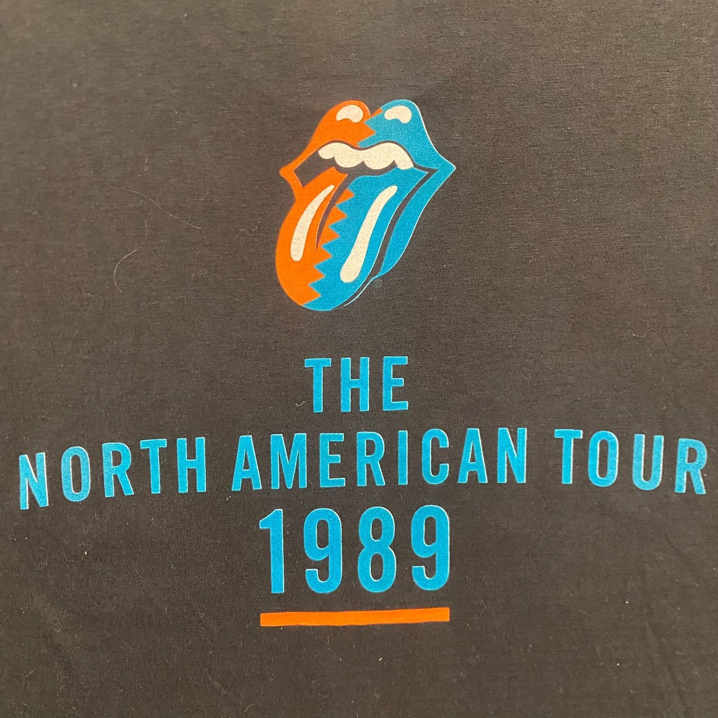 Vintage 80s Rolling Stones Tour Single Stitch Rock Band Tee