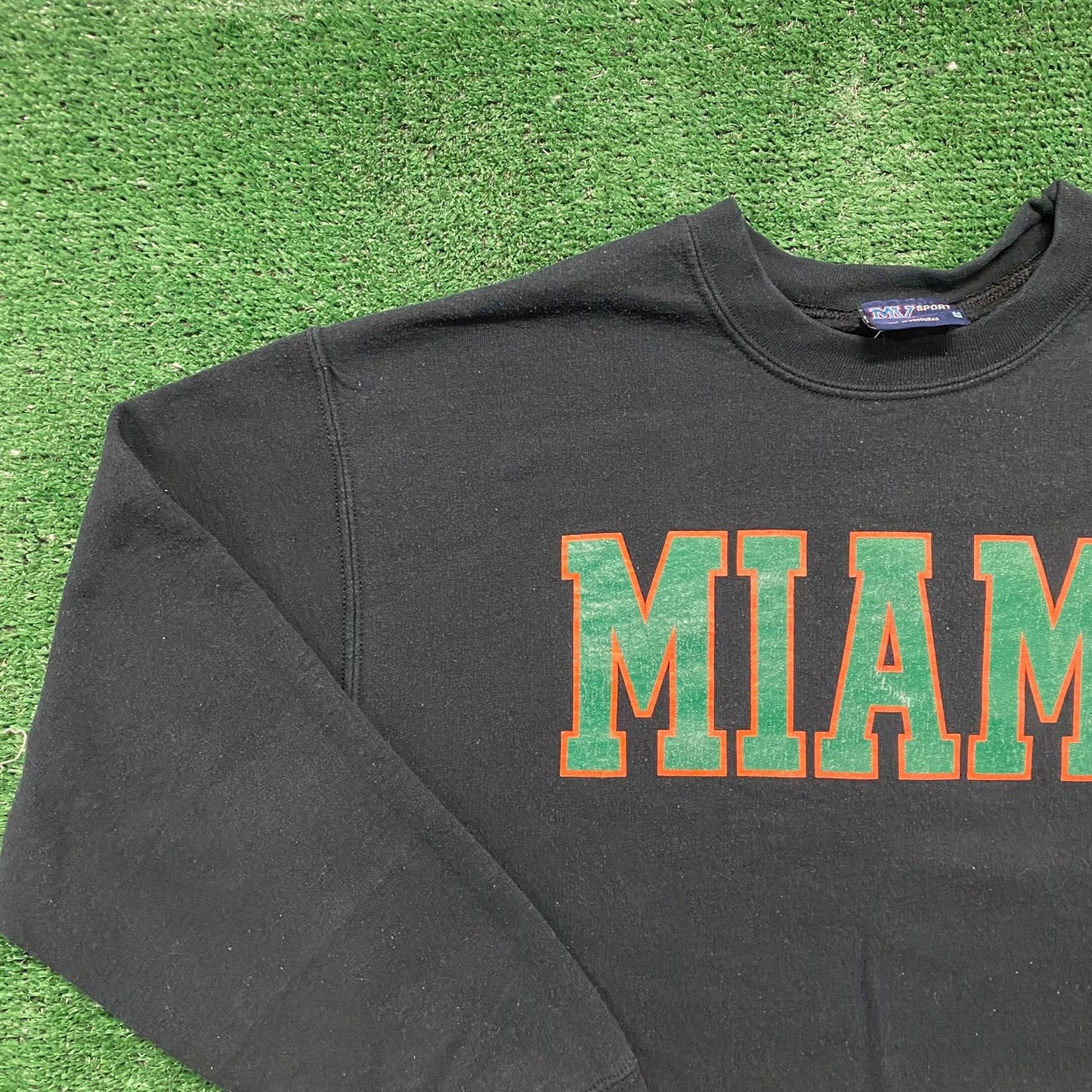 Vintage 90s Miami Hurricanes Sweatshirt College Crewneck