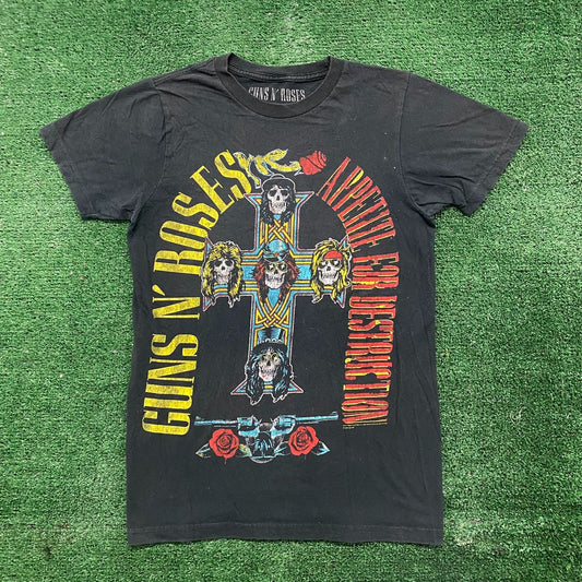 Guns N' Roses Appetite For Destruction Skulls Rock Band Tee