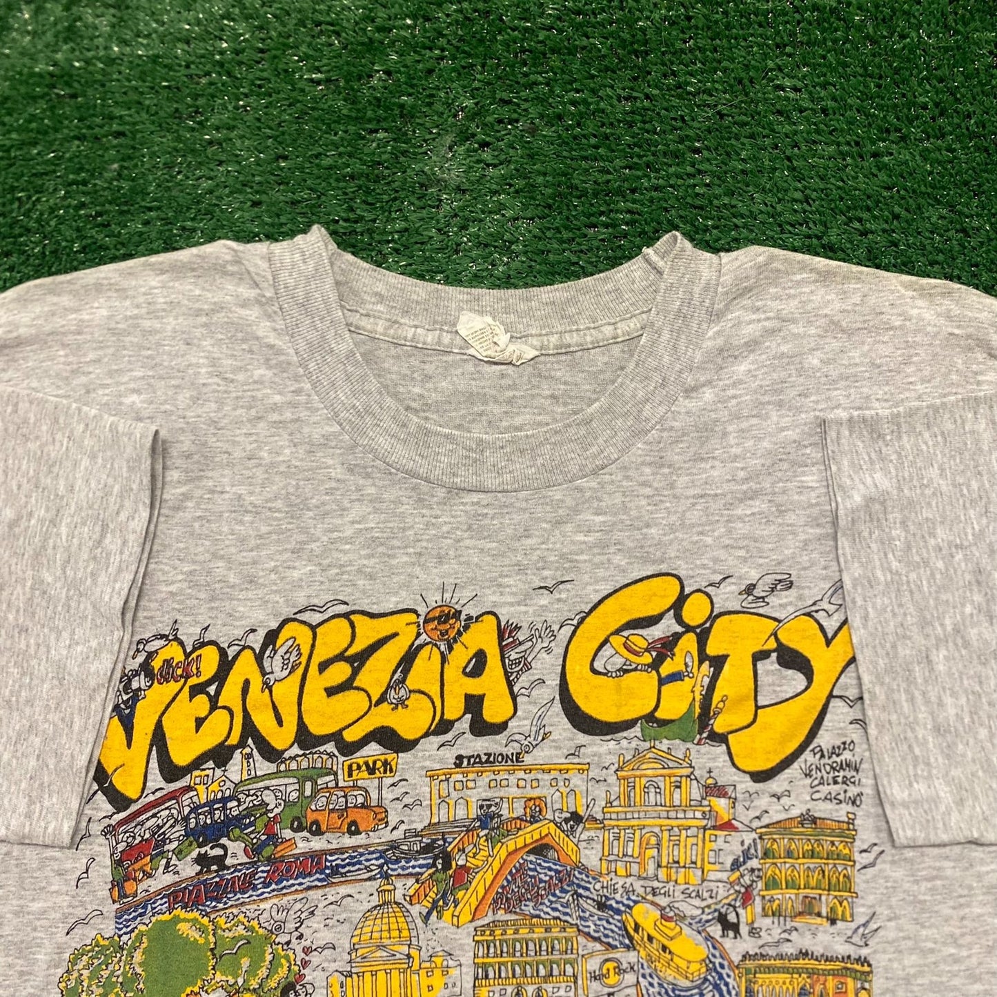 Vintage 90s Venice Italy Tourist Destination T-Shirt