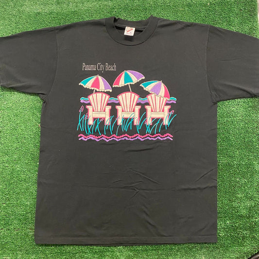 Panama City Beach PCB Vintage 90s Summer Vacation T-Shirt
