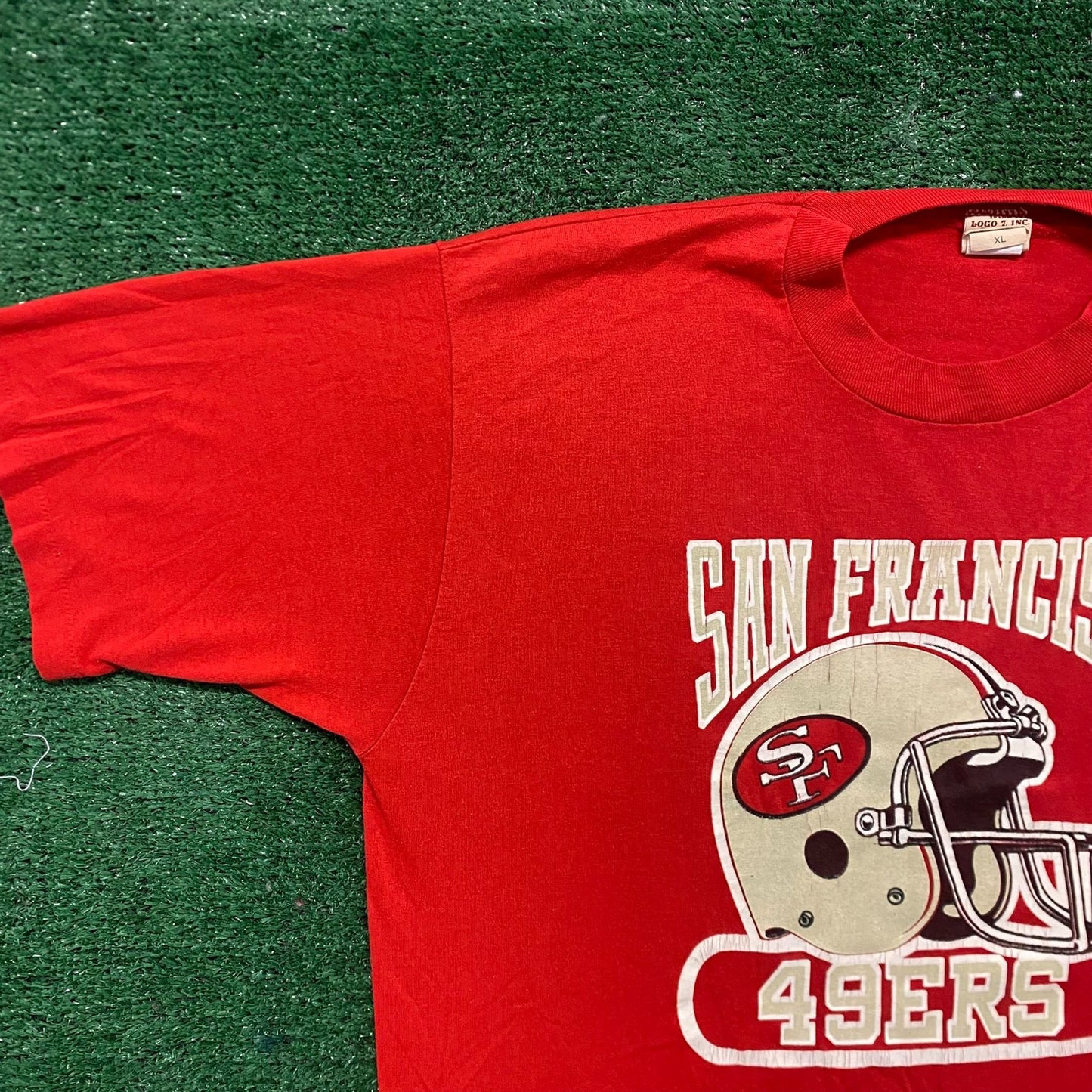 Vintage 80s San Francisco 49ers Shirt Single Stitch NFL Tee