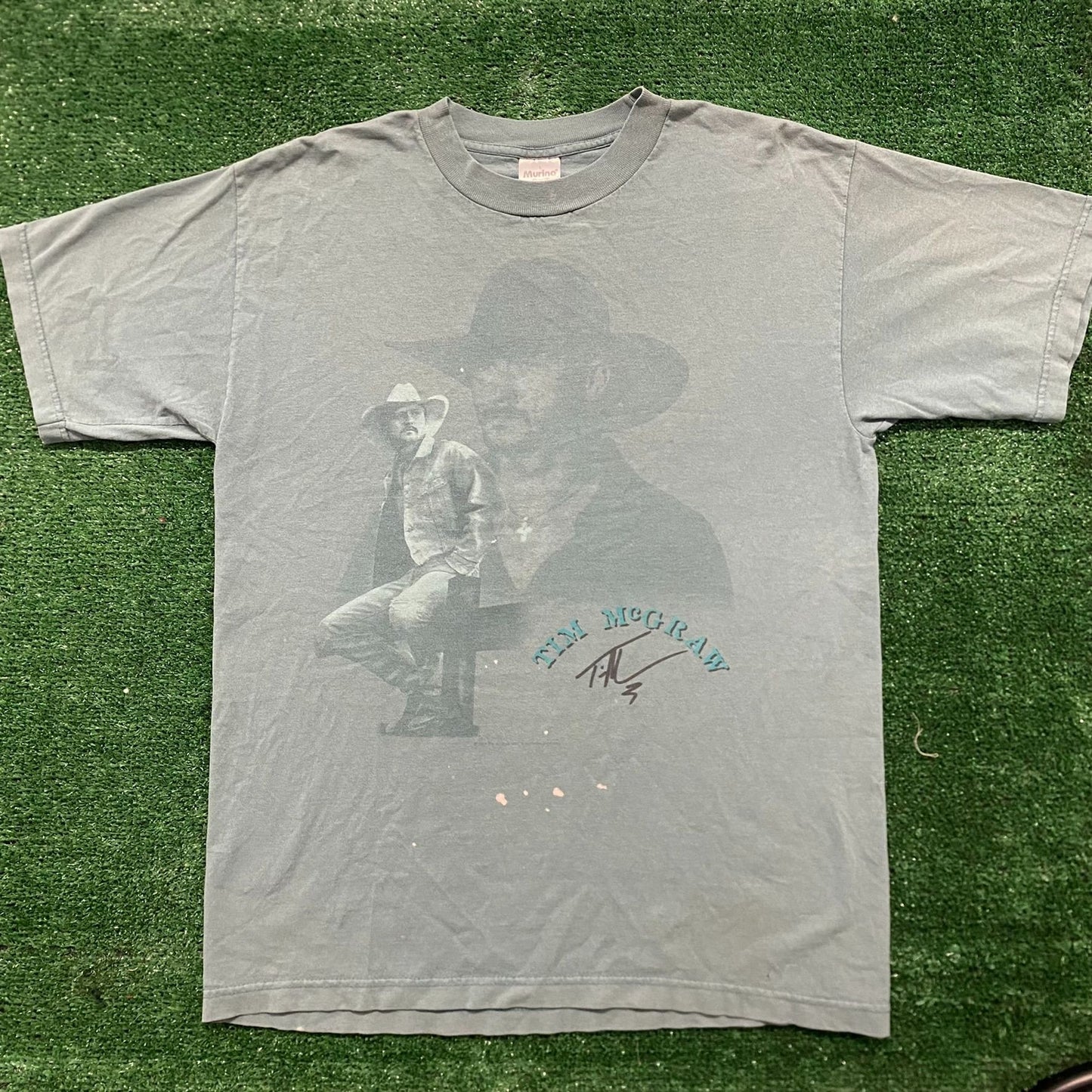 Vintage 90s Tim McGraw Country Western Music Band Tee