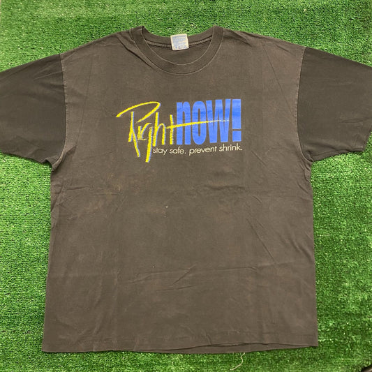 Vintage 90s Sun Faded Hechinger North America Tour Band T-Shirt
