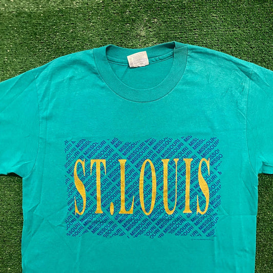 St. Louis Missouri Vintage 80s Single Stitch T-Shirt