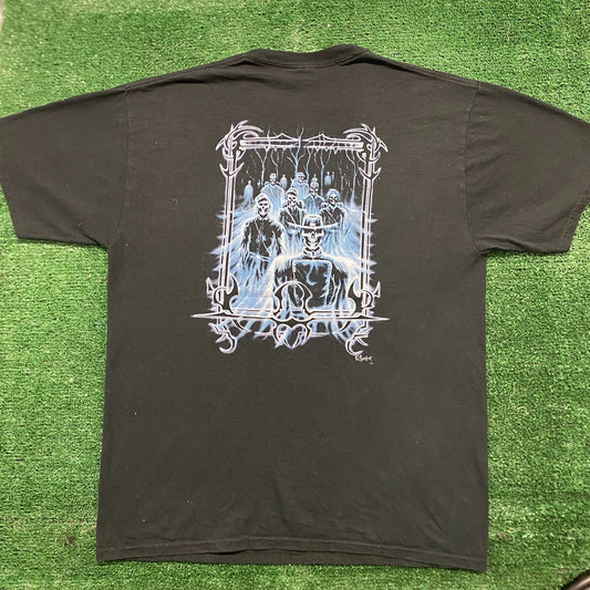 Vintage Y2K Phantom Ghost Skull Spirit Civil War History Tee