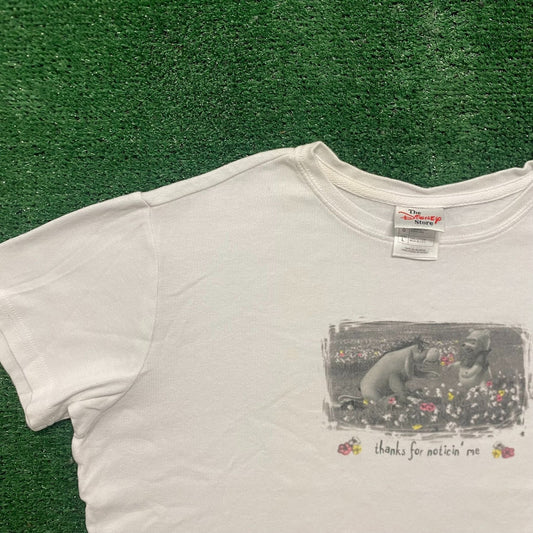 Vintage 90s Pooh Eeyore Movie Quote Essential Cartoon Tee
