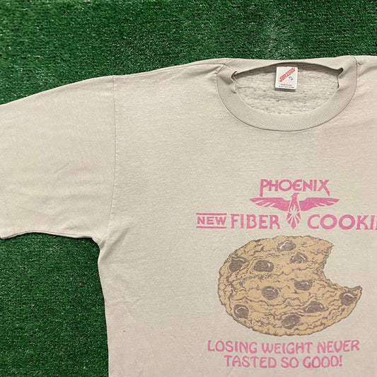 Vintage 80s Cookies Essential Snack Food Single Stitch Tee