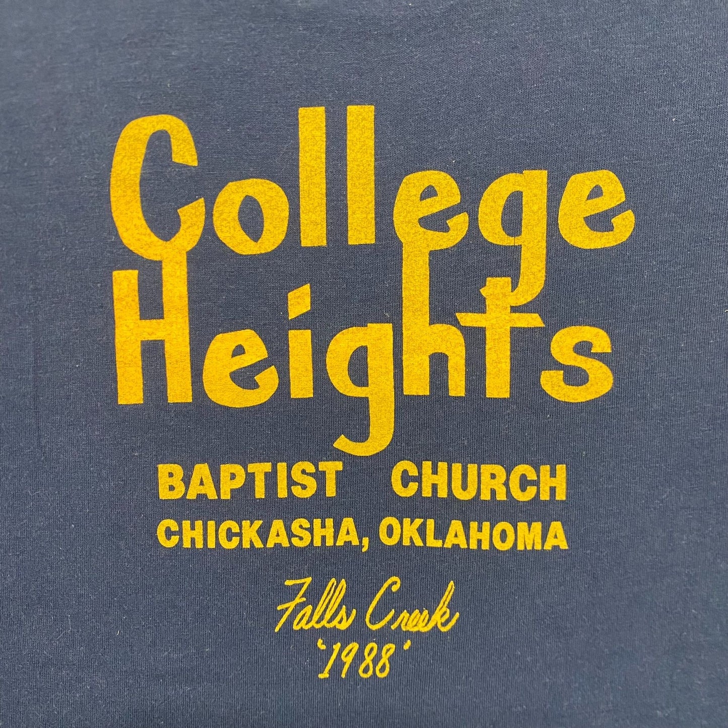 Vintage 80s Baptist Church Jesus Cross Single Stitch Tee