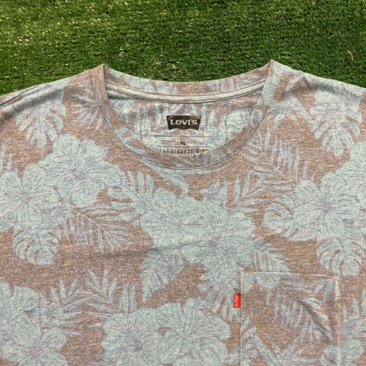 Levi's Red Tab Floral Print Crewneck T-Shirt