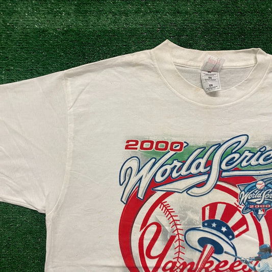 Vintage Y2K New York Yankees Subway Series MLB Sports Tee