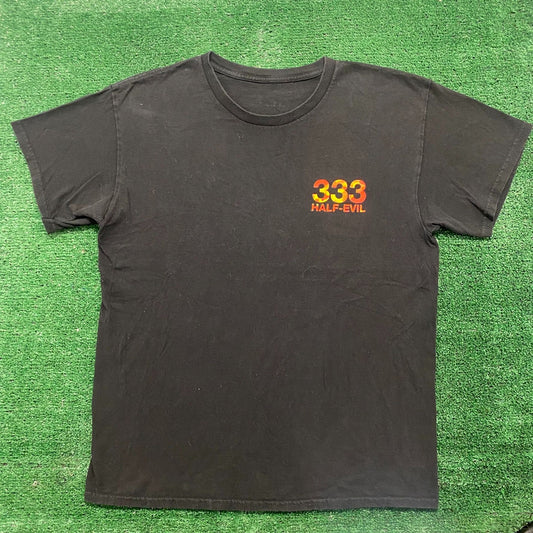 333 Half Evil Flame Spell Out Logo Essential T-Shirt