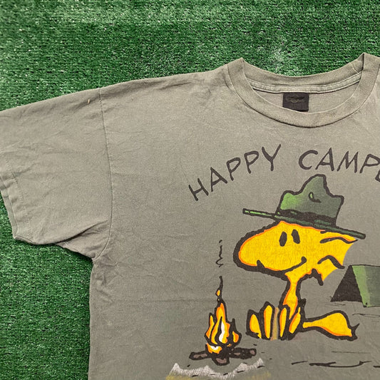 Vintage 90s Peanuts Woodstock Comic Single Stitch T-Shirt