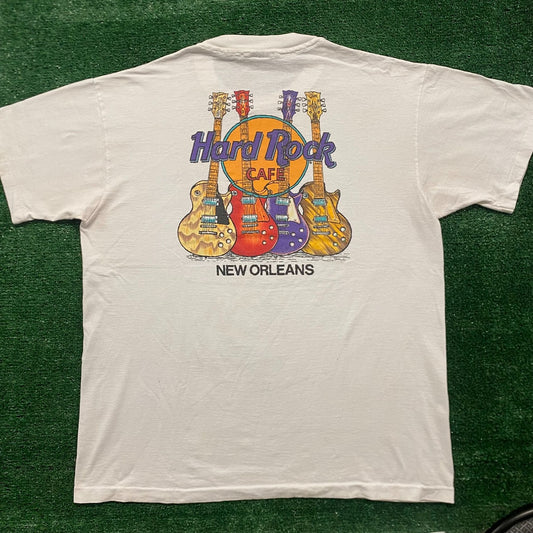 Vintage 90s Hard Rock New Orleans Single Stitch Tourist Tee