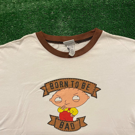 Family Guy Stewie Bad Boy Vintage Cartoon T-Shirt