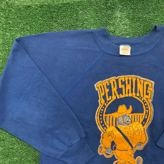 Vintage 90s Pershing School Essential Crewneck Sweatshirt