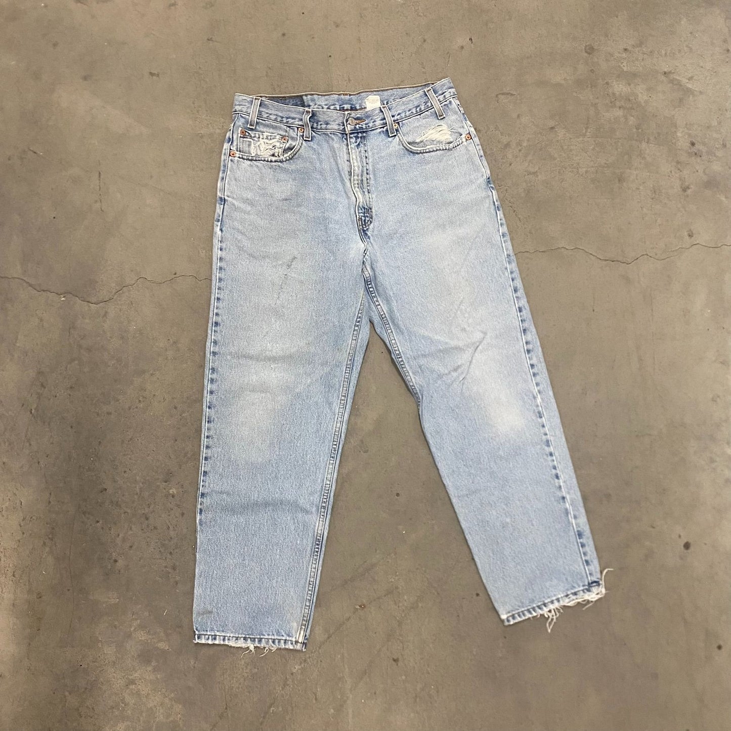 Vintage 90s Levi's 550 Jeans Distressed Faded Denim Pants