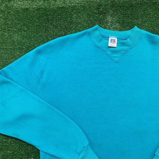 Vintage 90s Russell Essential Blank Crewneck Sweatshirt