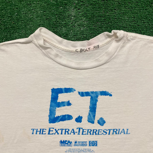 Vintage 80s E.T. The Extra Terrestrial Movie Promo T-Shirt