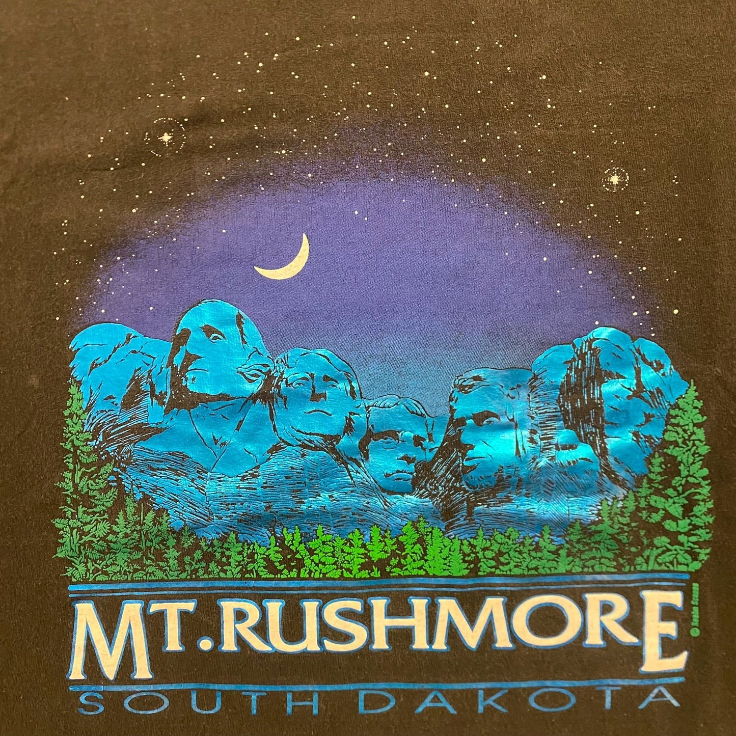 Mount Rushmore South Dakota Vintage 90s Western T-Shirt