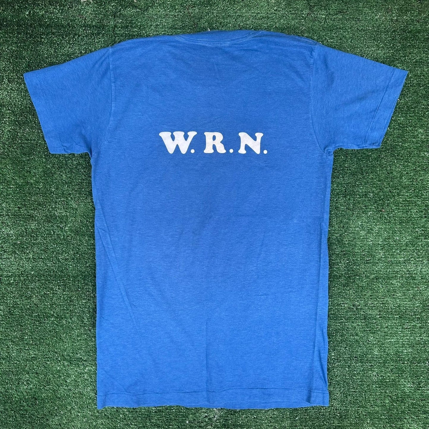 Vintage 80s Funny Work Humor T-Shirt Blue S Single Stitch Edgy Sarcasm Skater