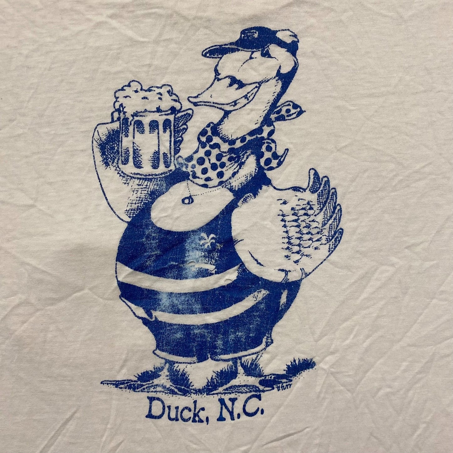 Vintage 80s North Carolina Duck Preppy Single Stitch Tee
