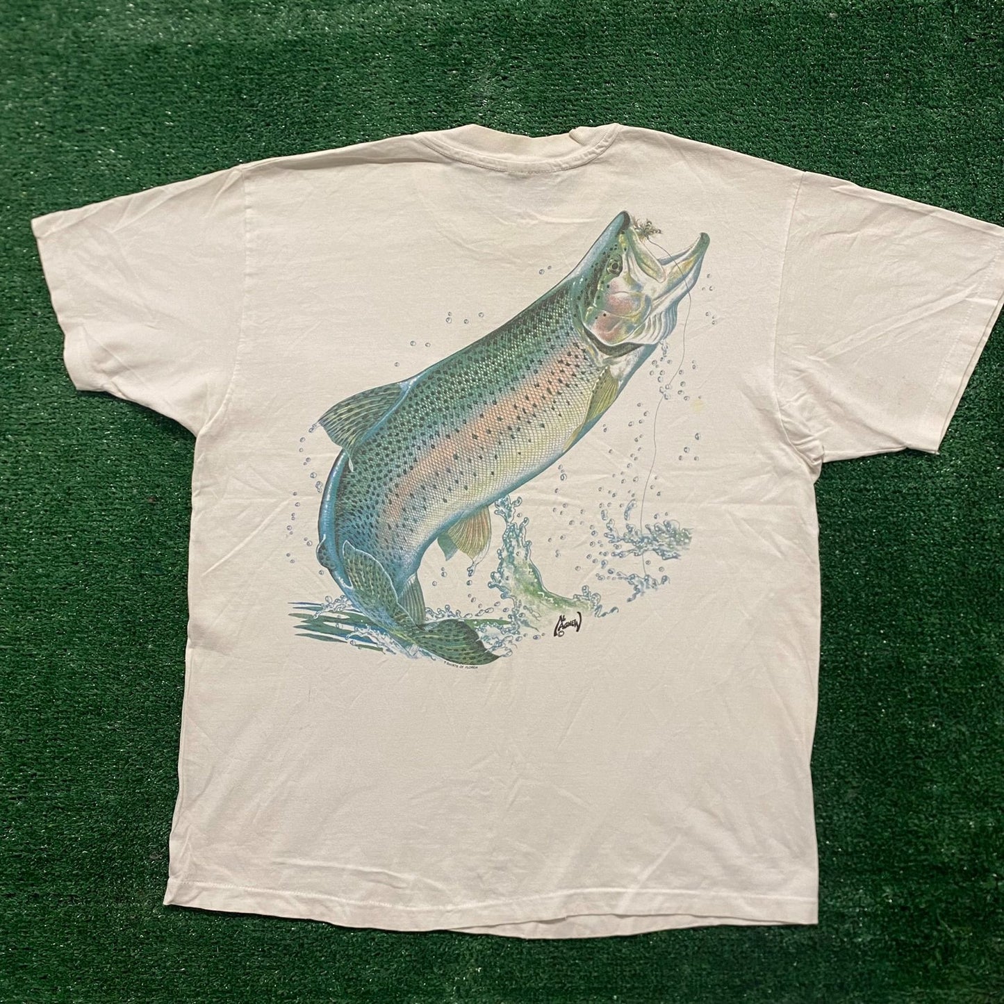 Vintage 90s Essential Nature Animals Single Stitch T-Shirt