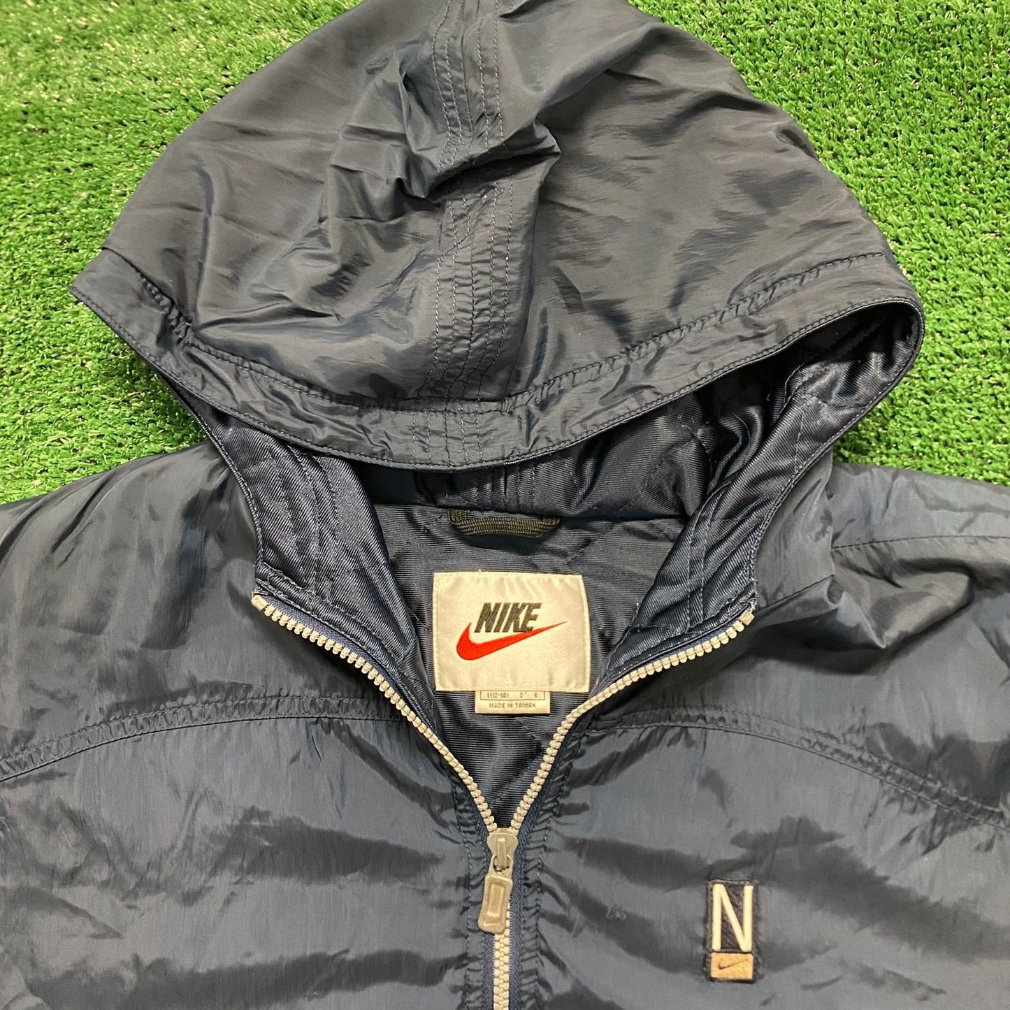Vintage 90s Nike Quilt Lined Essential Baggy Rain Jacket