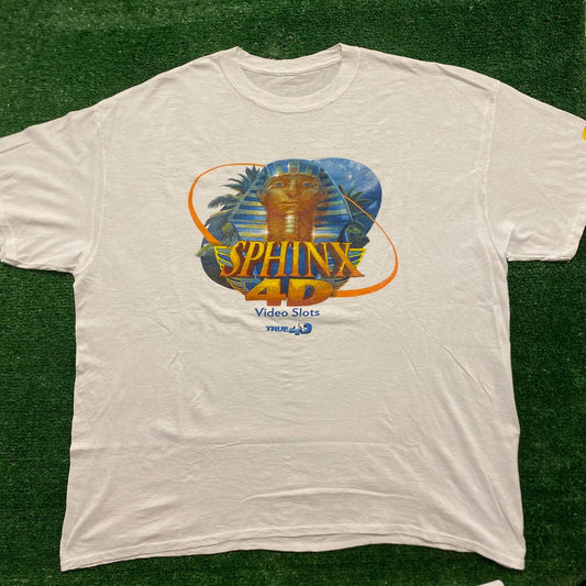 Sphinx 4D Video Slots Vintage Casino Gambling T-Shirt