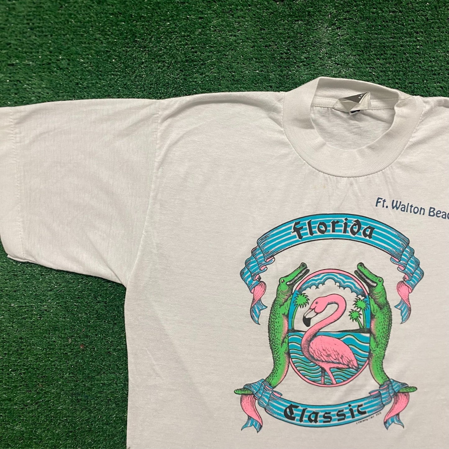 Vintage 80s Florida Classic Single Stitch Animal Tourist Tee