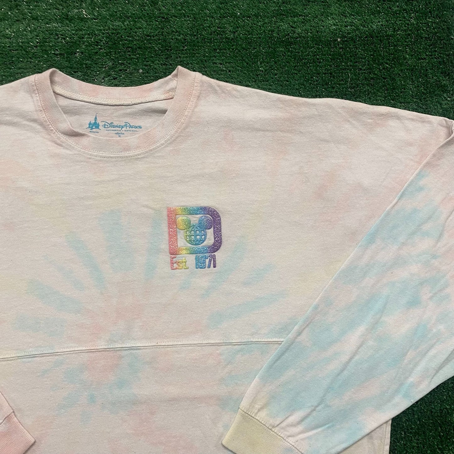 Vintage Y2K Walt Disney World Spirit Jersey Pastel Tie Dye