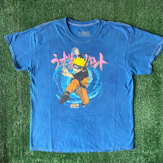 Vintage Y2K Naruto Anime Shirt Japan Rasengan Skater Tee
