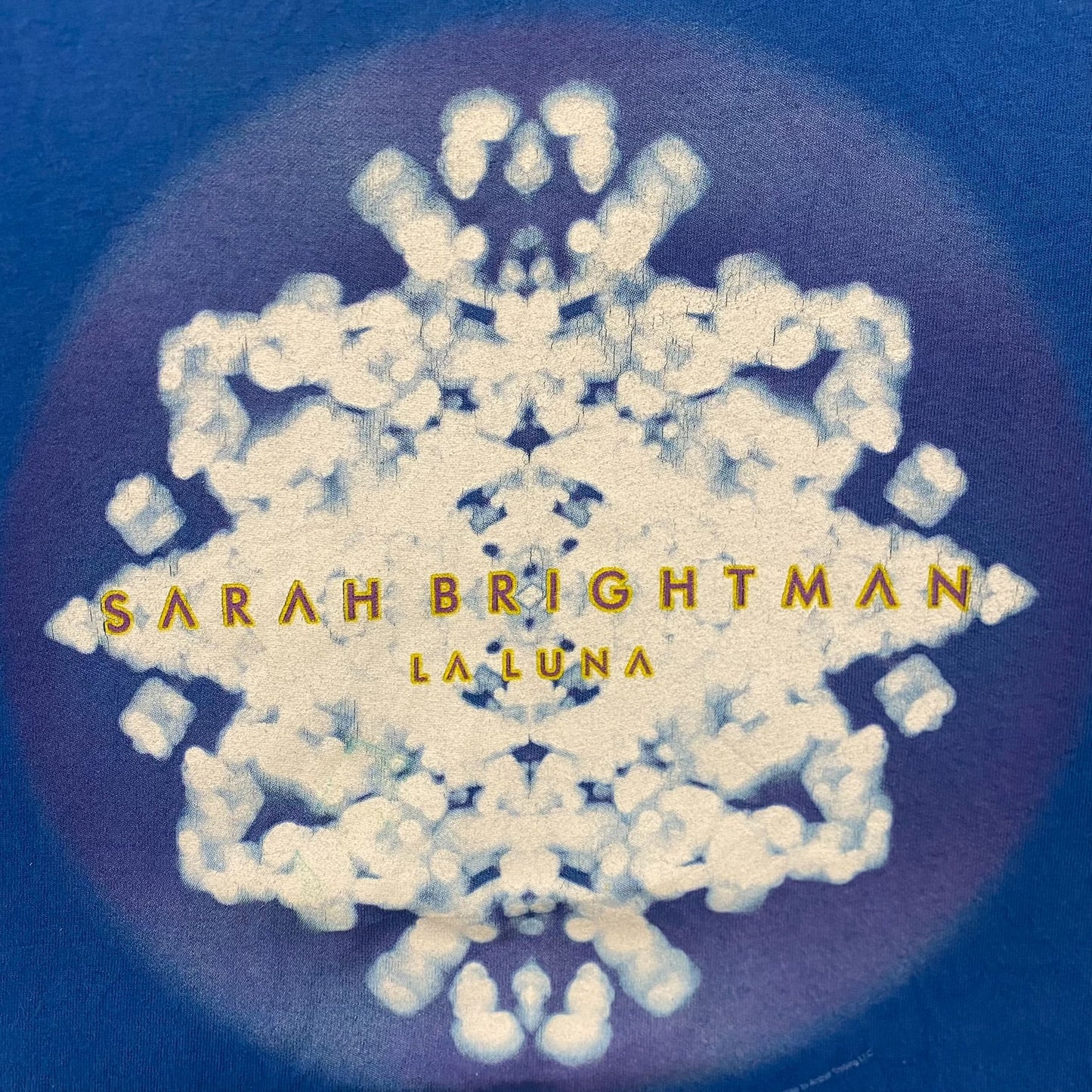 Vintage Y2K Sarah Brightman La Luna Tour Band T-Shirt