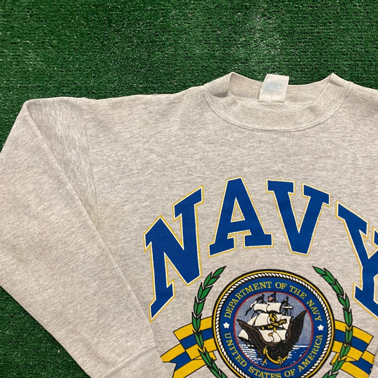 Vintage 80s US Navy Essential Military Crewneck Sweatshirt