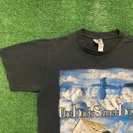 Vintage Y2K Backstreet Boys Tour Essential Pop Boy Band Tee